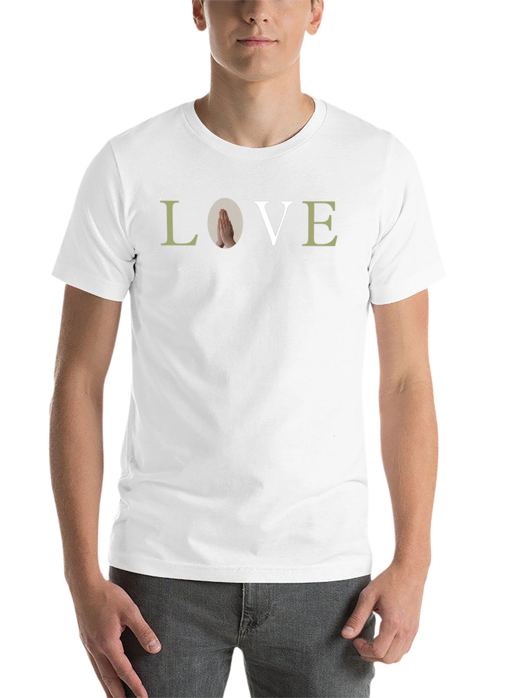 Love Graphic Print T-Shirt - Casual Tee