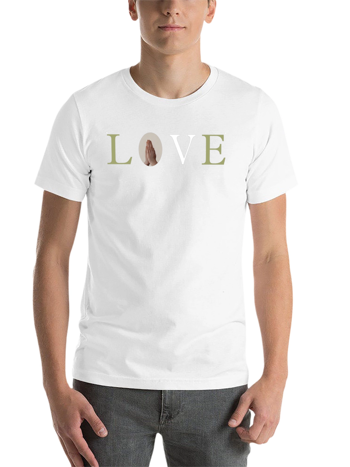 Love Graphic Print T-Shirt - Casual Tee
