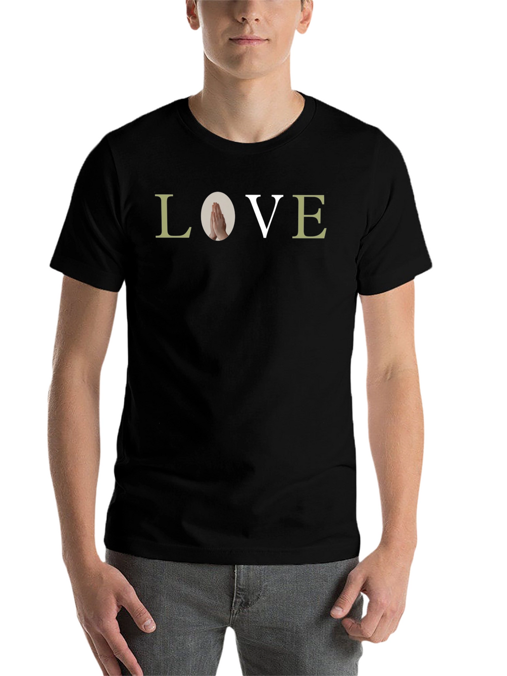 Love Graphic Print T-Shirt - Casual Tee