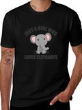 Girl Who Loves Elephants T-Shirt