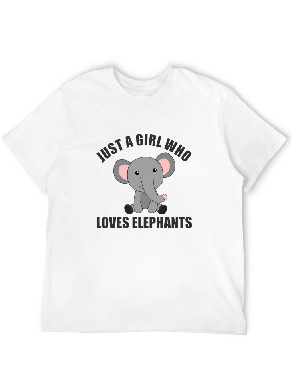 Girl Who Loves Elephants T-Shirt