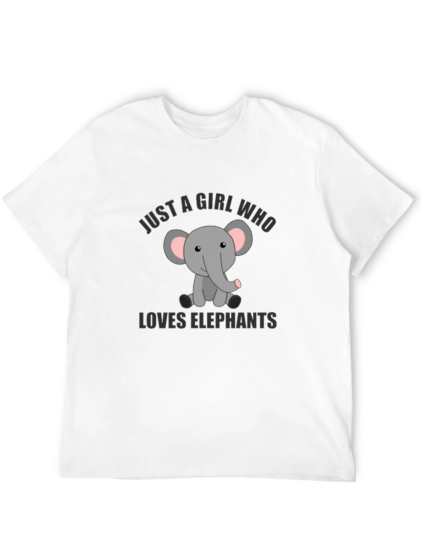 Girl Who Loves Elephants T-Shirt