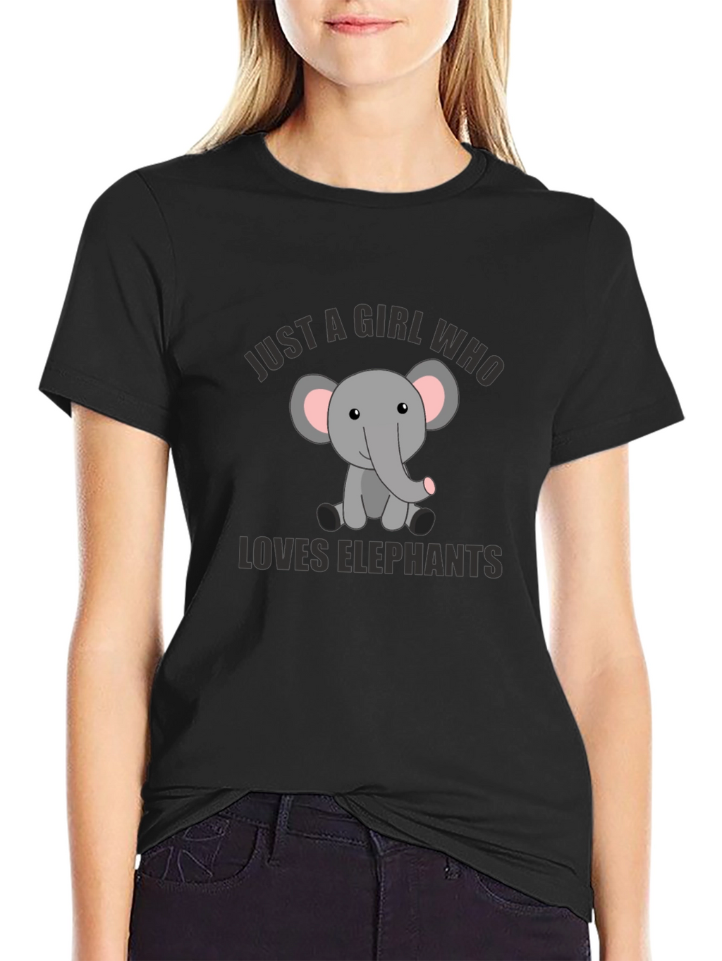 Girl Who Loves Elephants T-Shirt