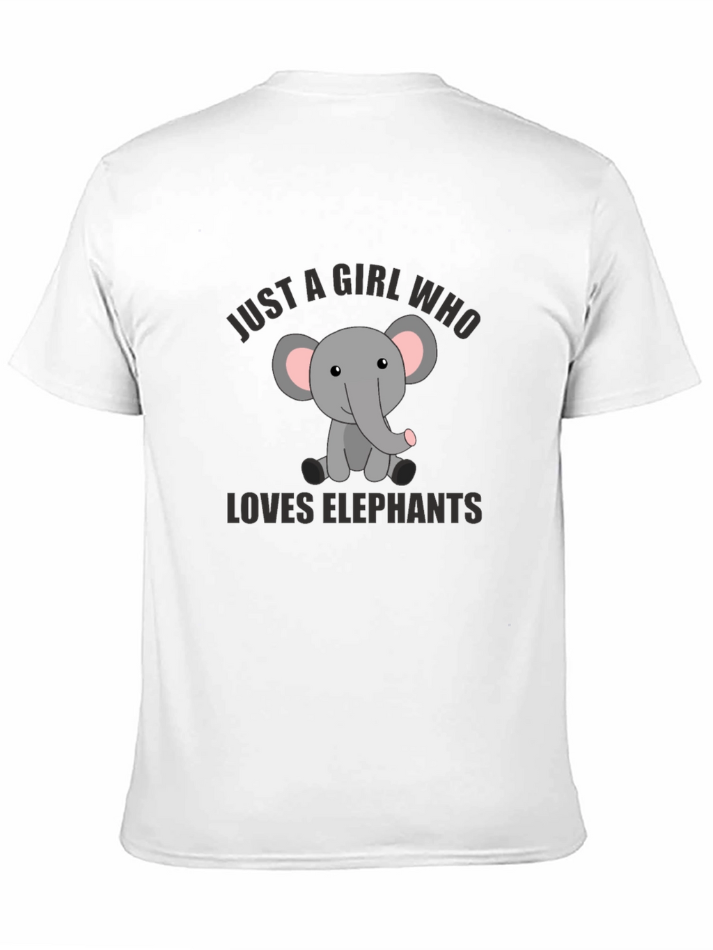 Girl Who Loves Elephants T-Shirt