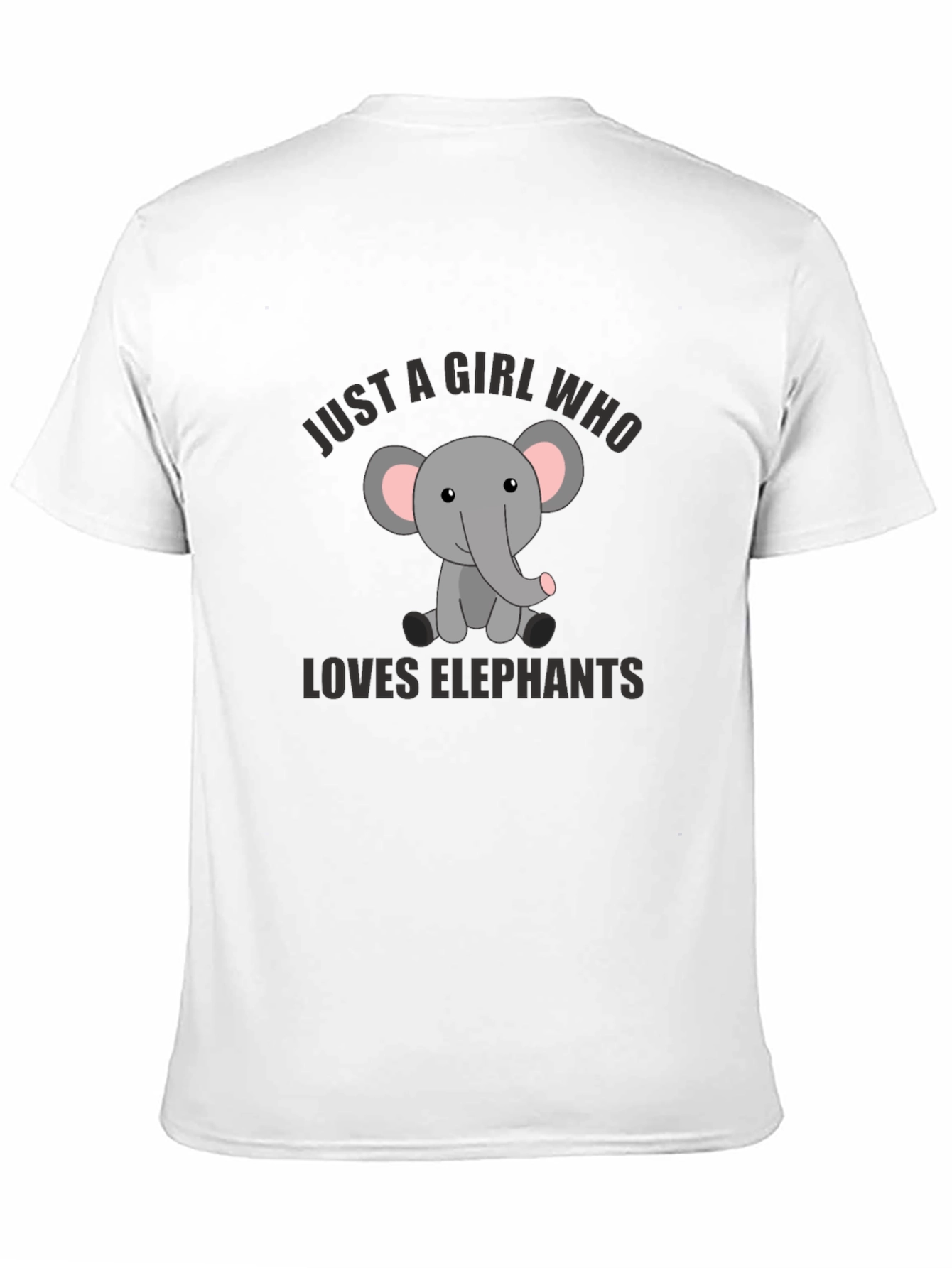 Girl Who Loves Elephants T-Shirt