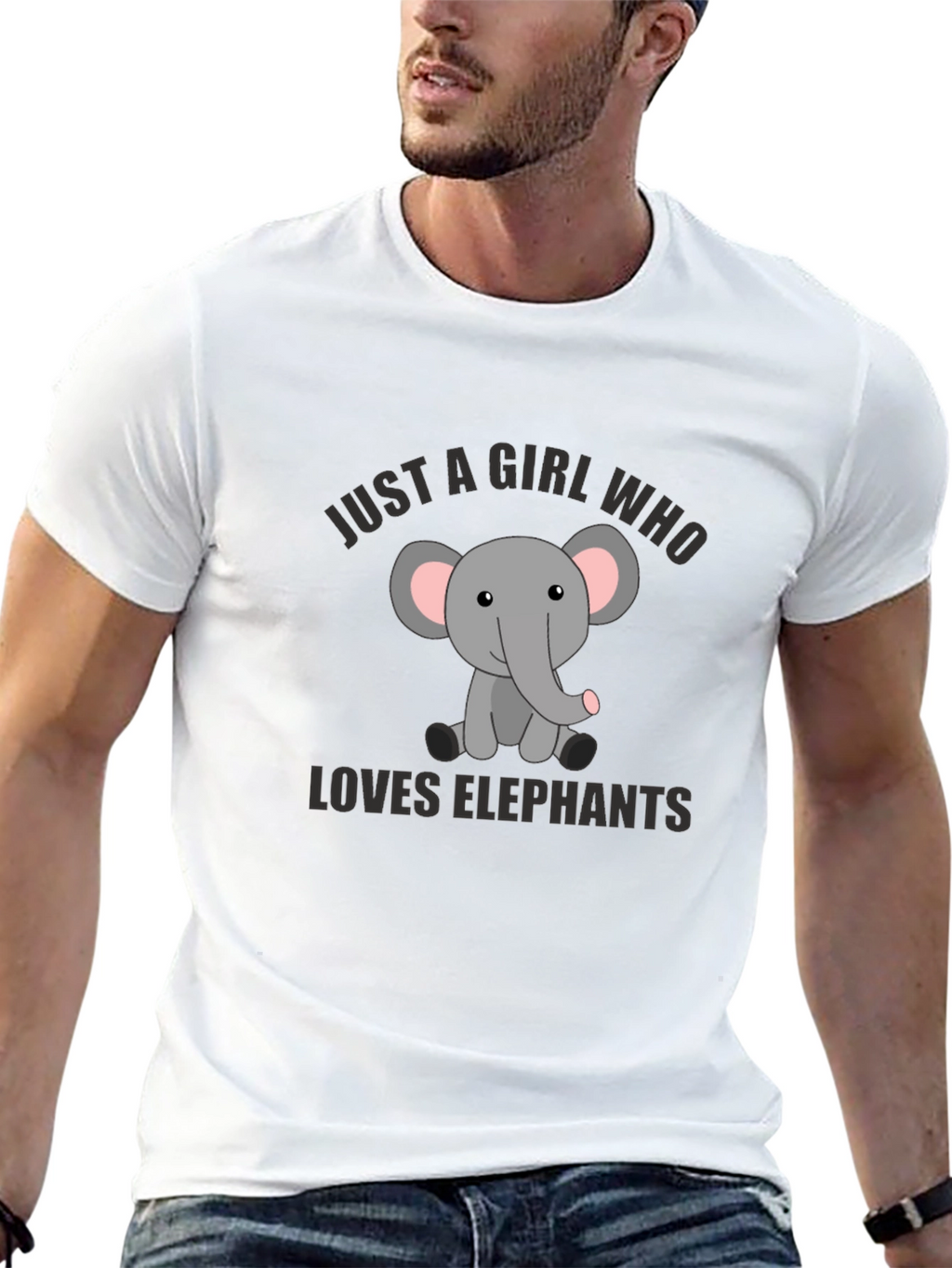 Girl Who Loves Elephants T-Shirt