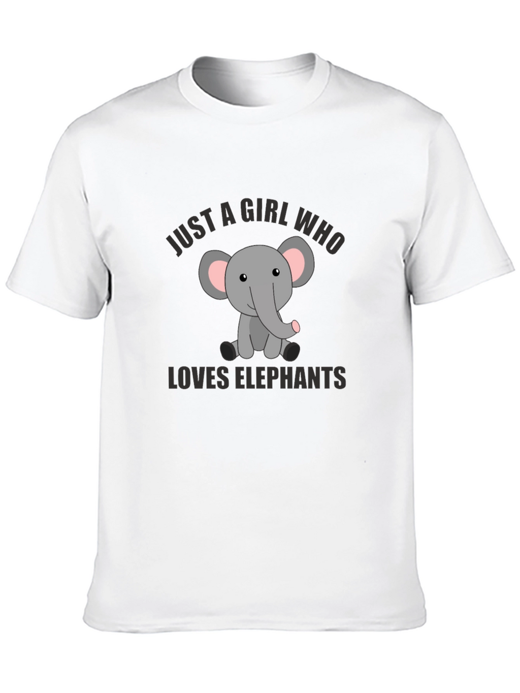 Girl Who Loves Elephants T-Shirt