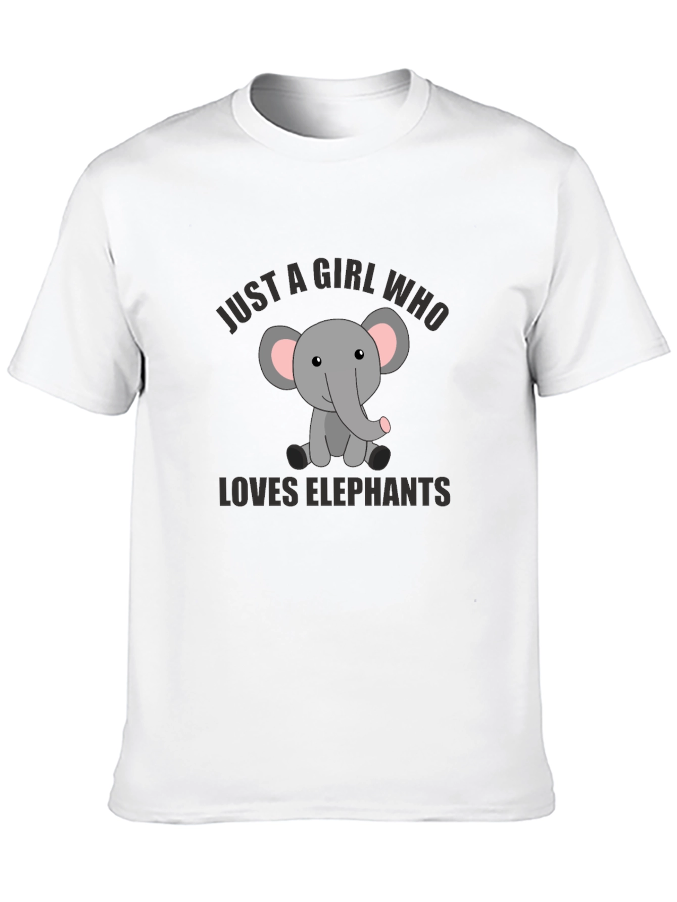 Girl Who Loves Elephants T-Shirt
