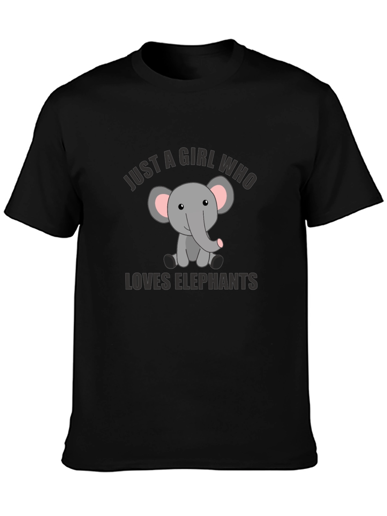 Girl Who Loves Elephants T-Shirt