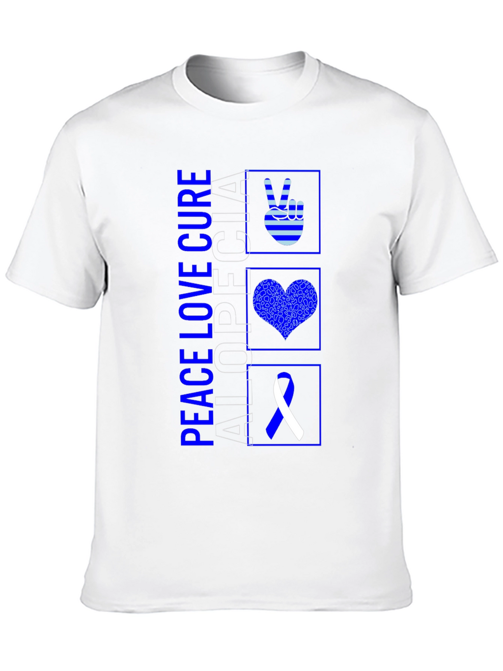Alopecia Awareness Black Graphic Tee