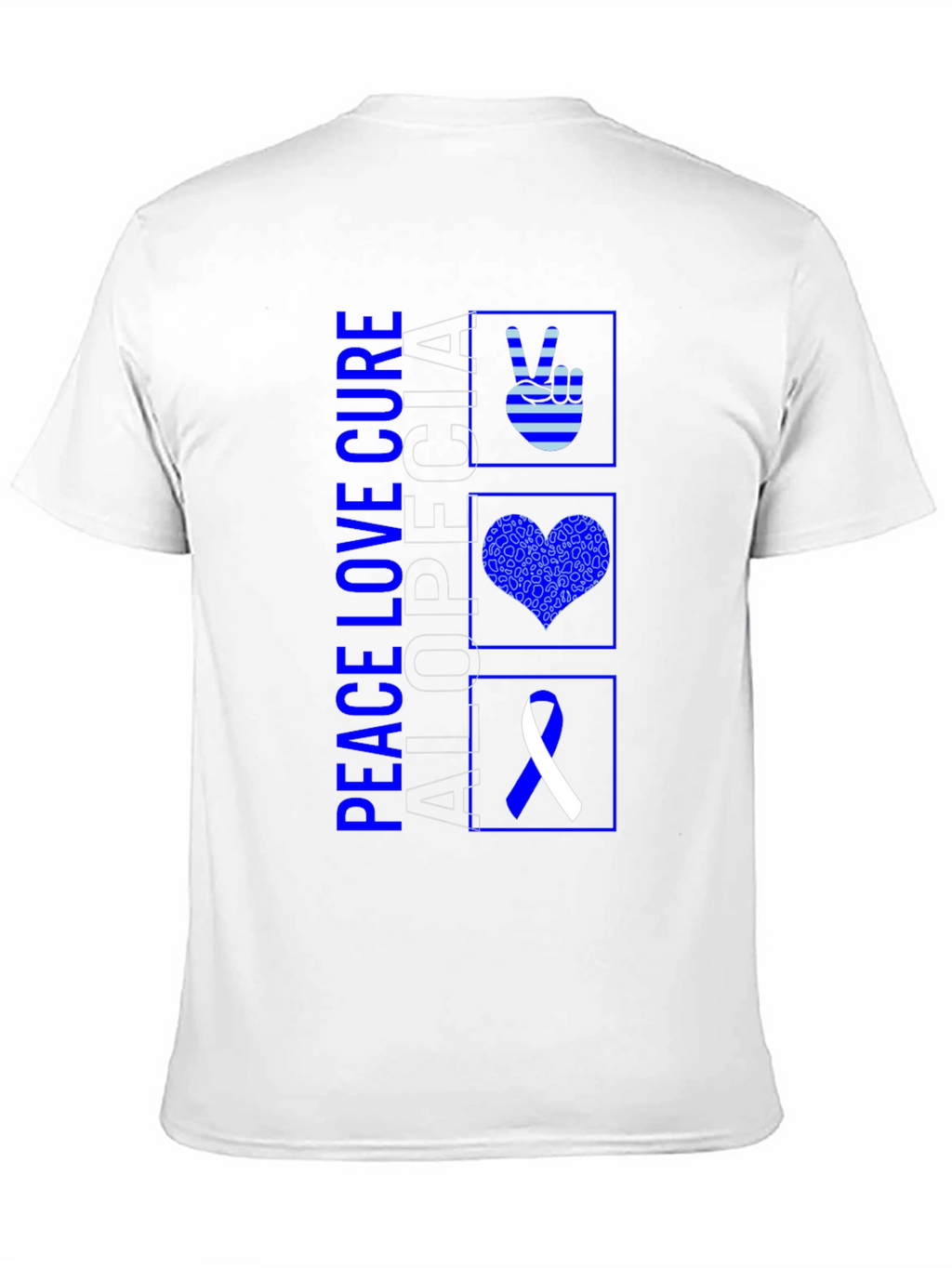 Alopecia Awareness Black Graphic Tee