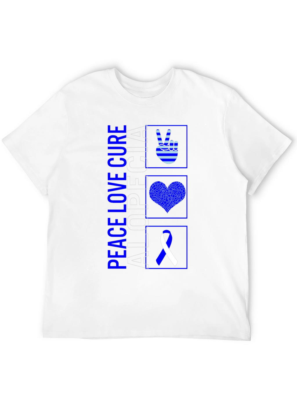 Alopecia Awareness Black Graphic Tee