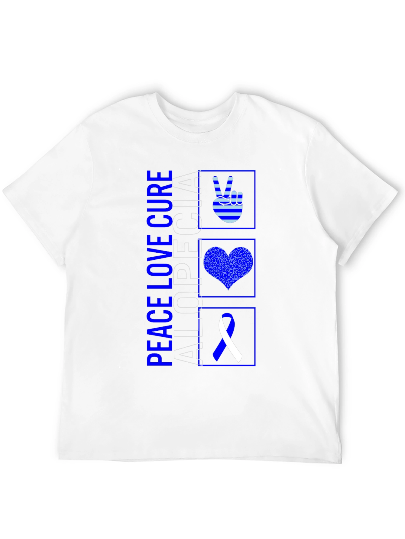Alopecia Awareness Black Graphic Tee