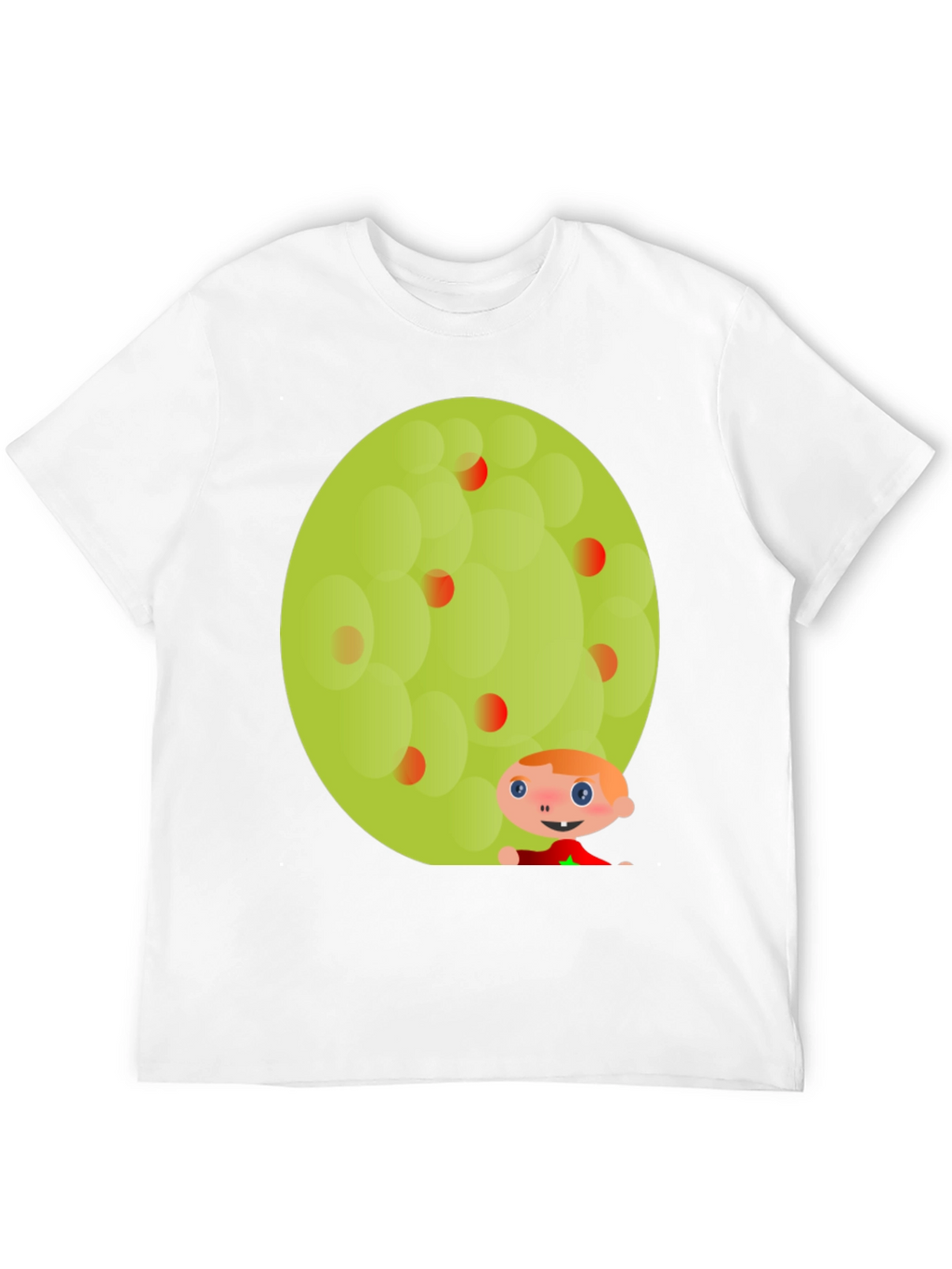 Fun Character Graphic Tee - Black