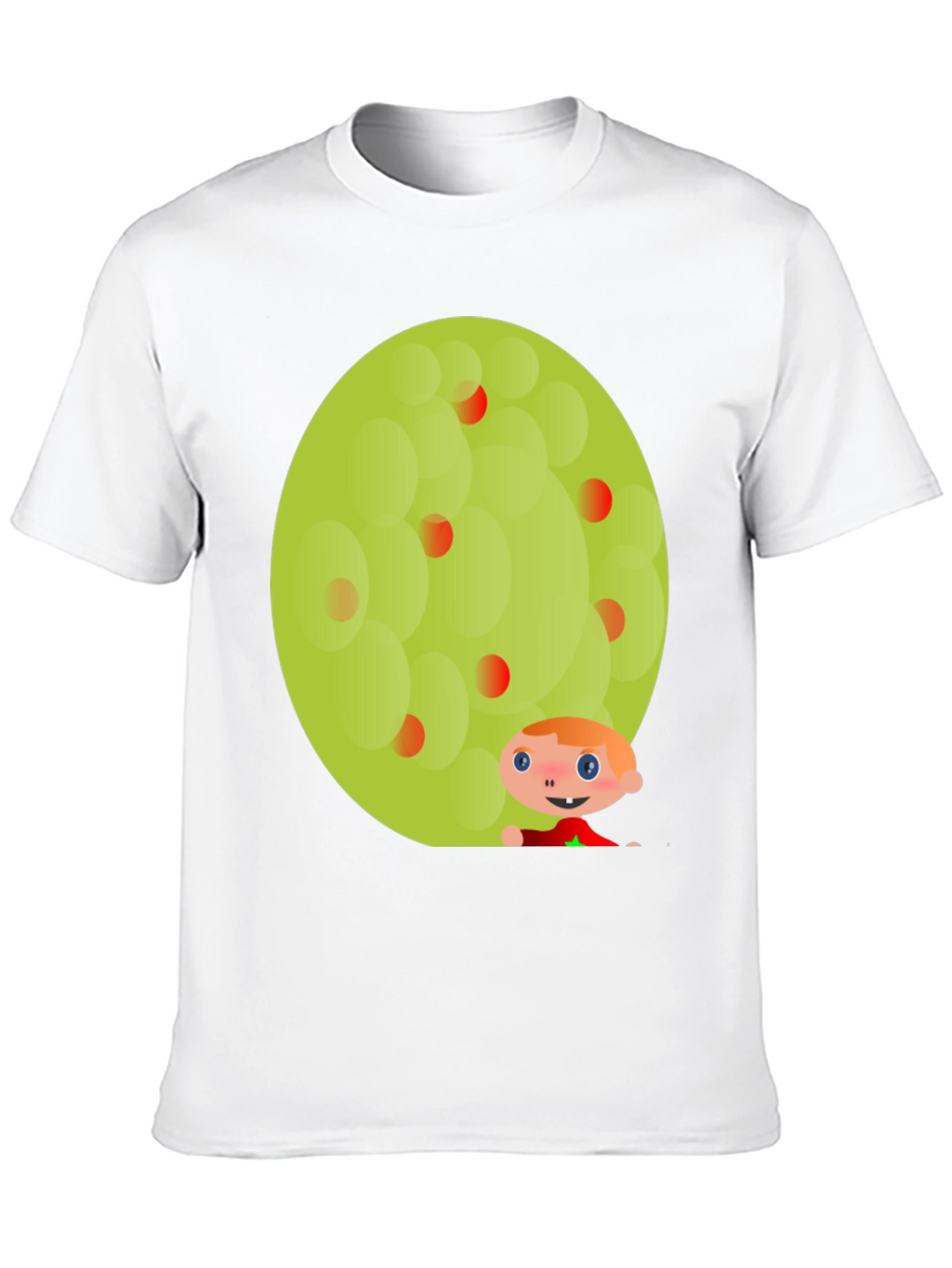Fun Character Graphic Tee - Black
