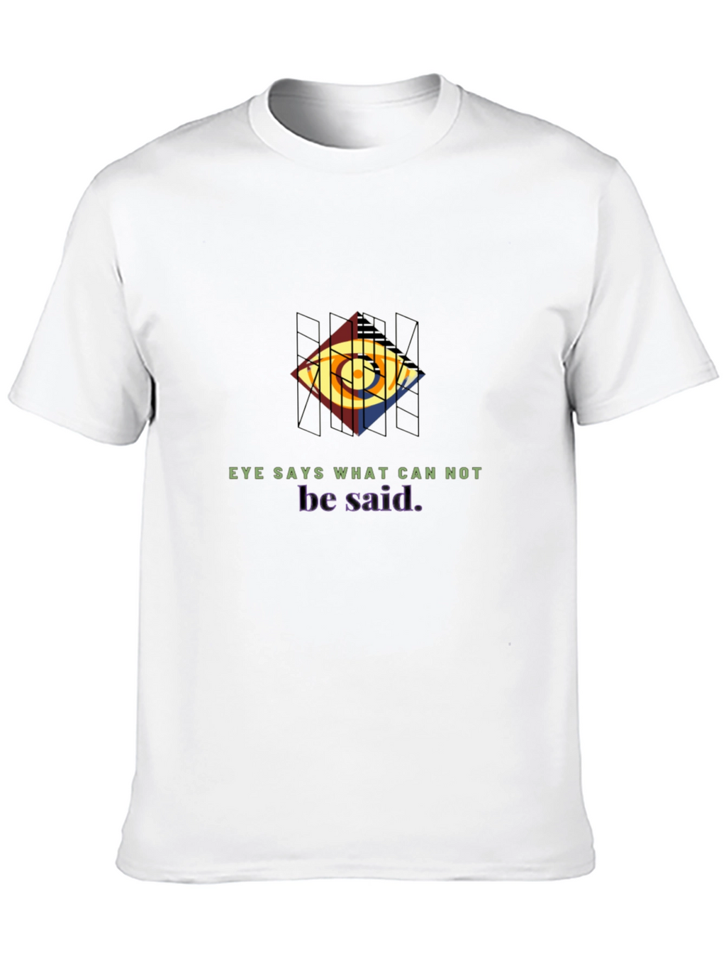 Eye Says Graphic Black Tee