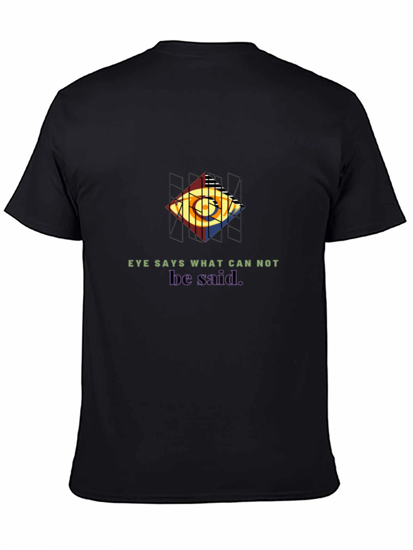 Eye Says Graphic Black Tee
