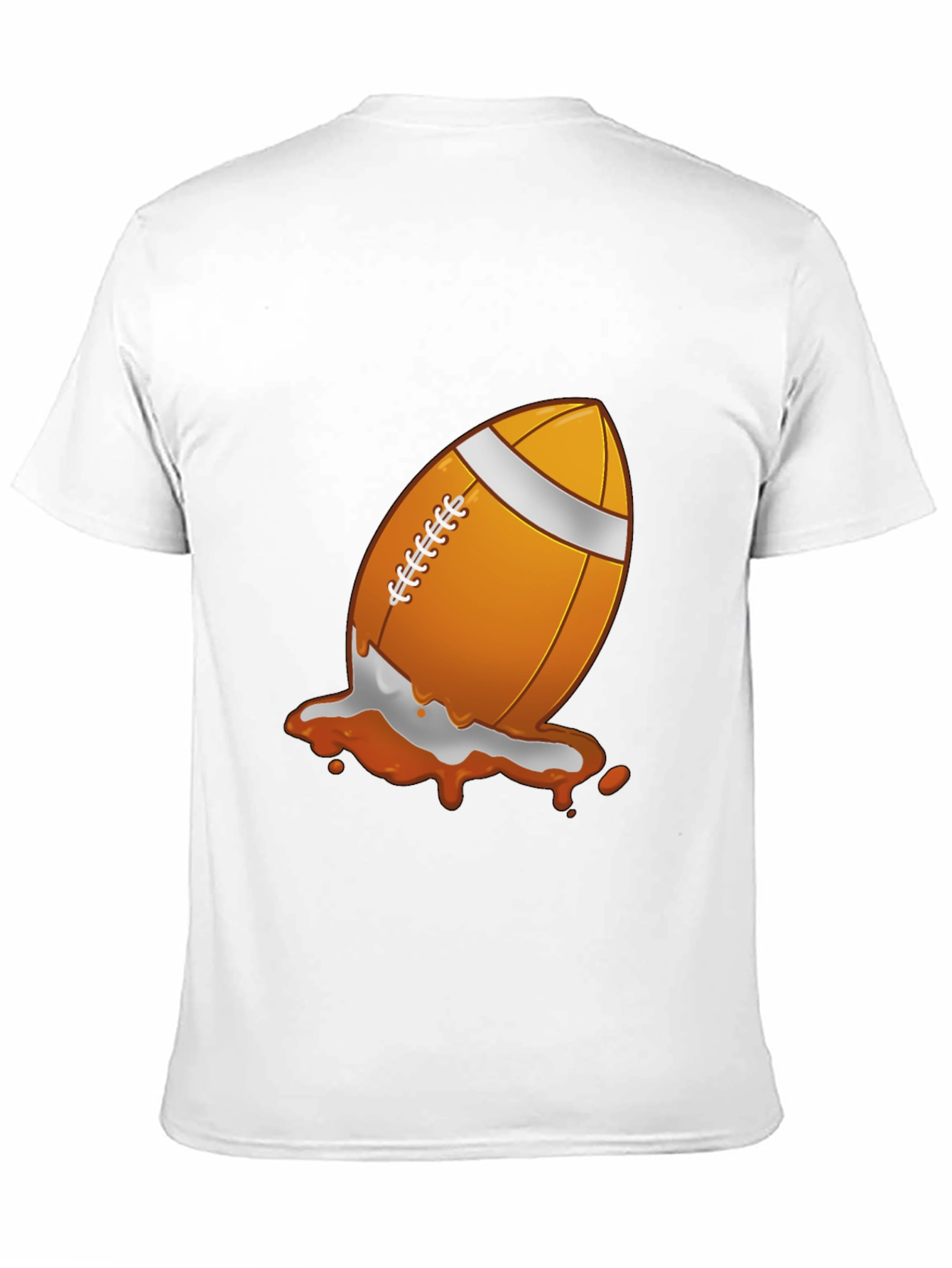 Football Splash Graphic T-Shirt - Black