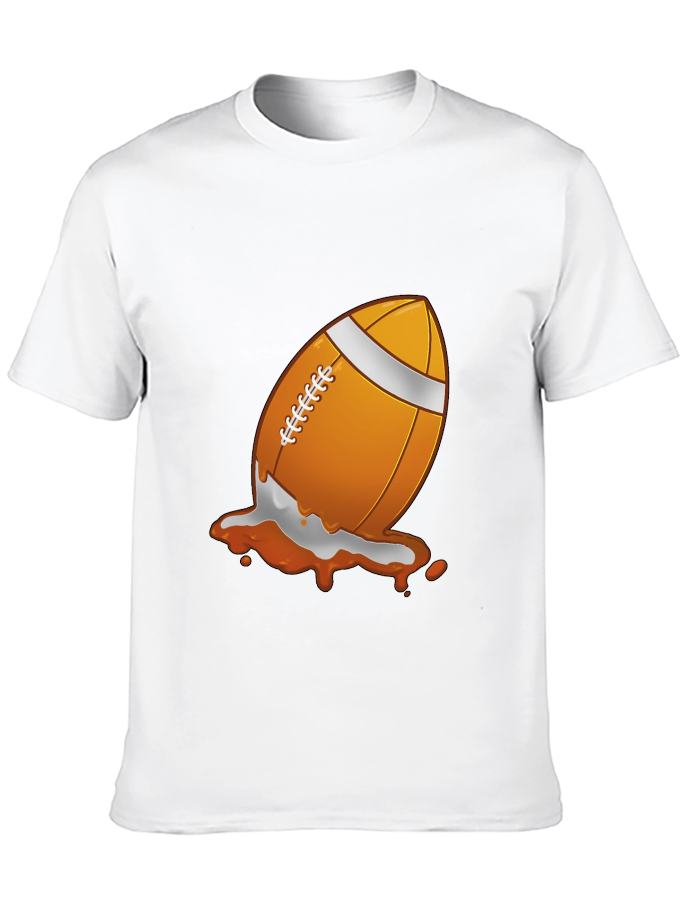 Football Splash Graphic T-Shirt - Black