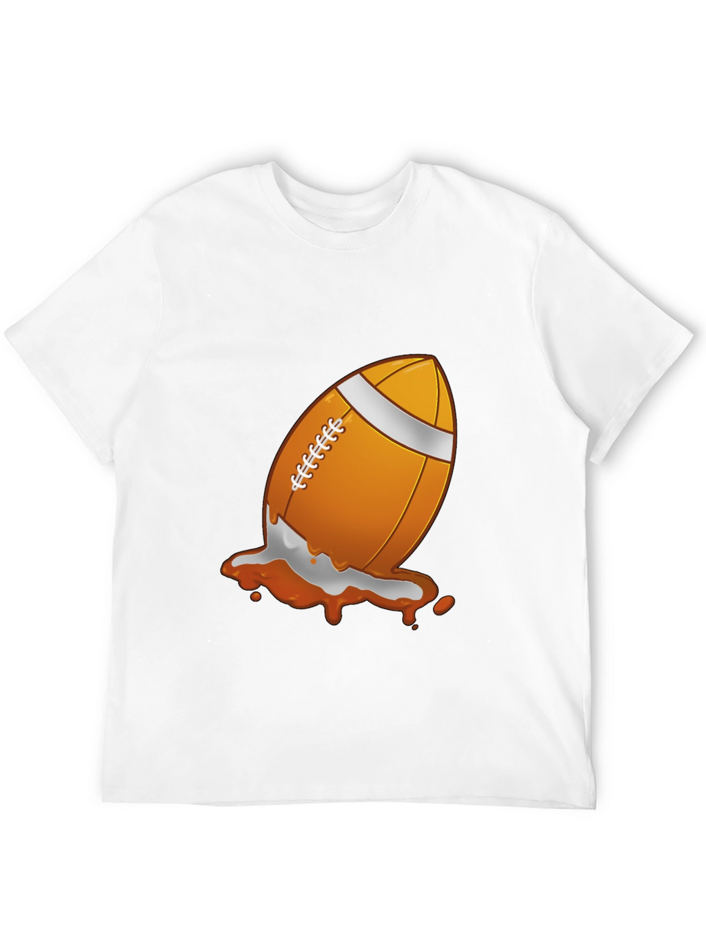 Football Splash Graphic T-Shirt - Black