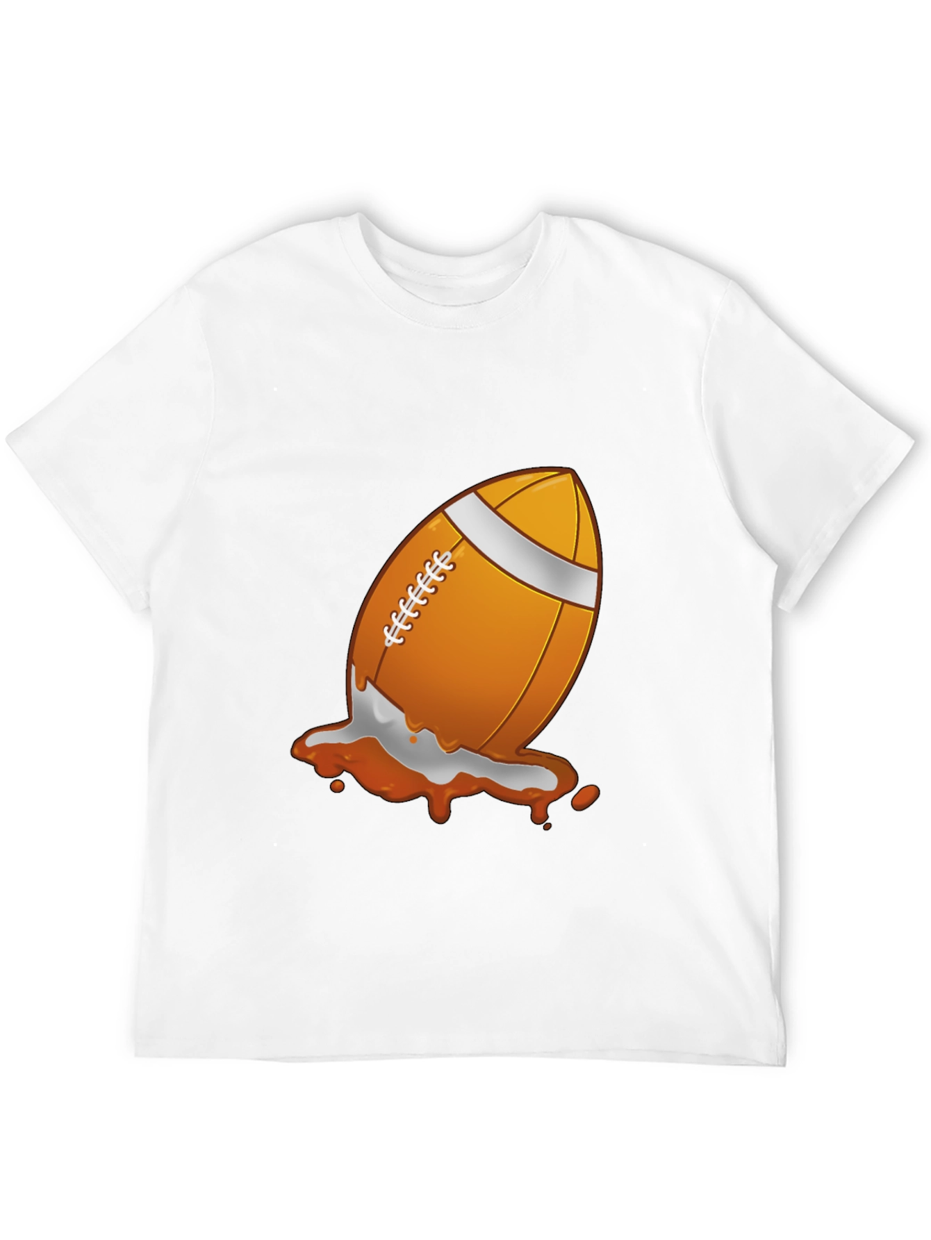 Football Splash Graphic T-Shirt - Black