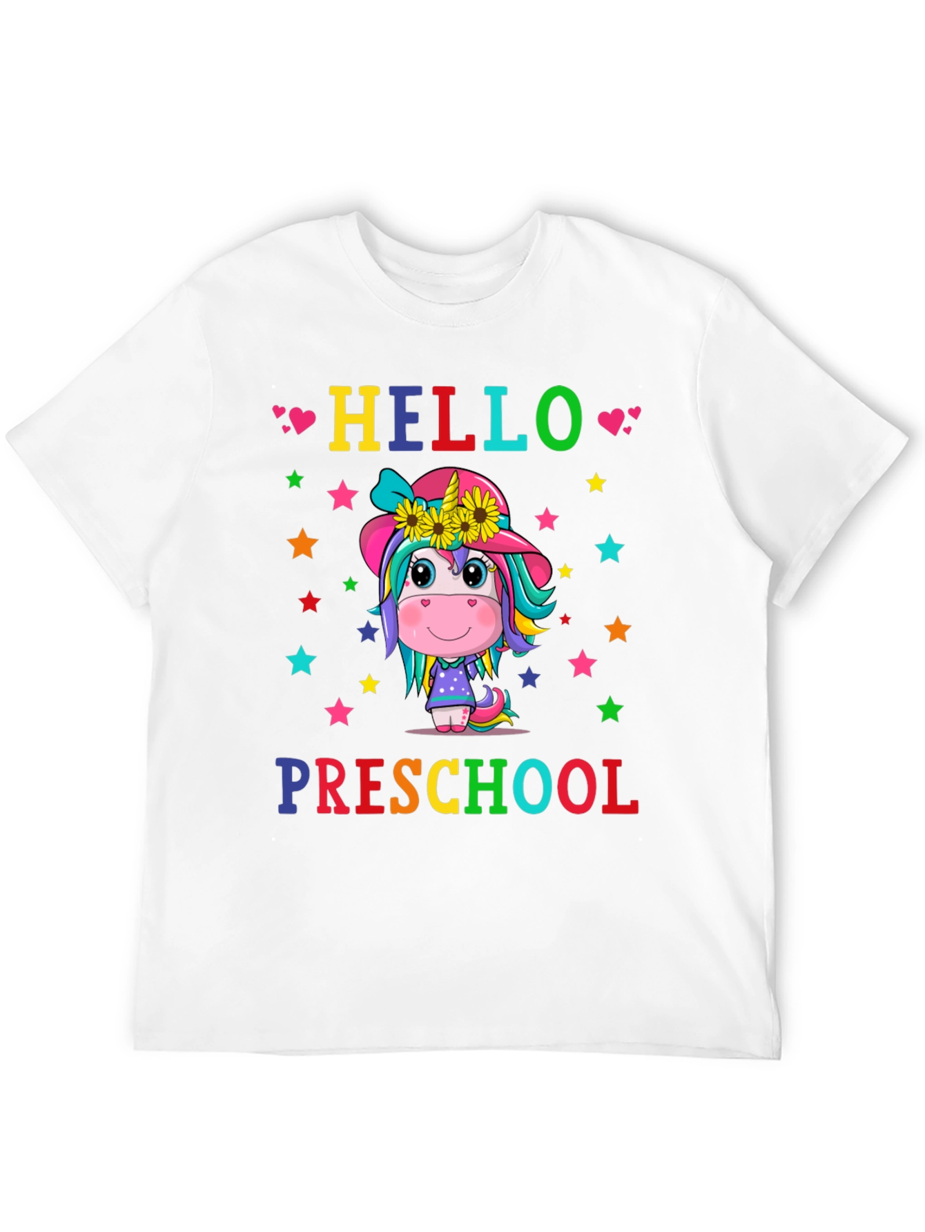 Hello Preschool Unicorn T-Shirt