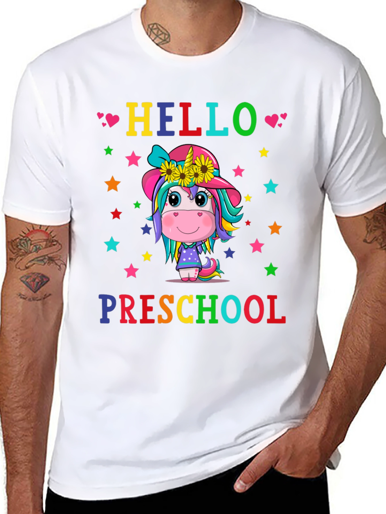 Hello Preschool Unicorn T-Shirt