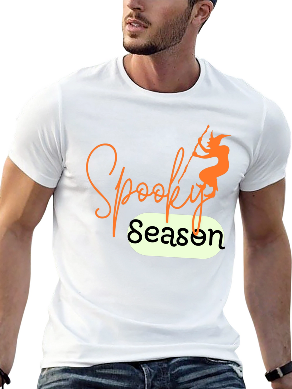 Spooky Season T-Shirt - Halloween Witch Design