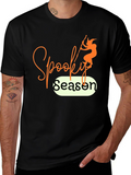 Spooky Season T-Shirt - Halloween Witch Design