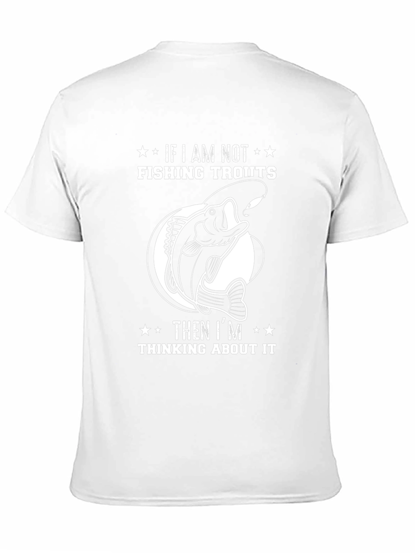 Fishing Trouts T-Shirt Black