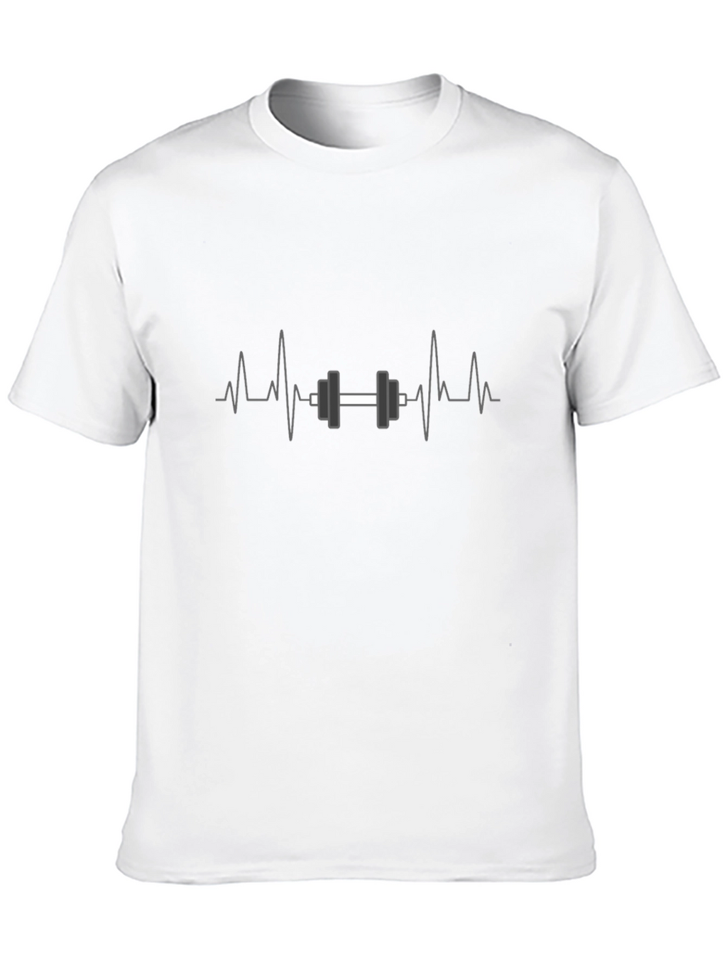 Workout Heartbeat T-Shirt - Fitness Gym Tee