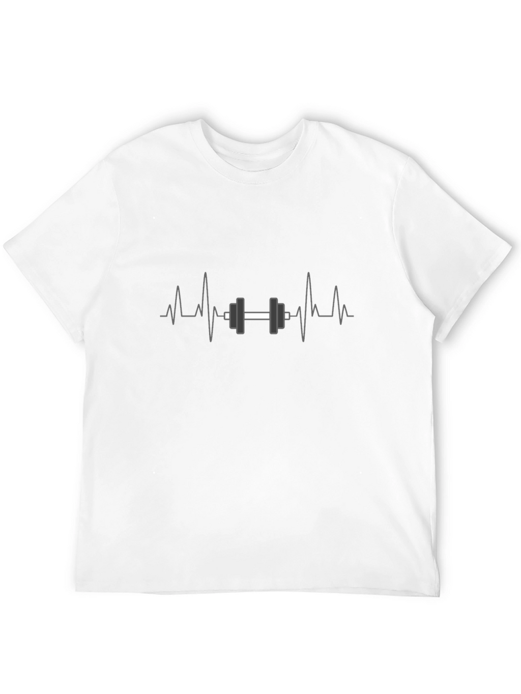 Workout Heartbeat T-Shirt - Fitness Gym Tee