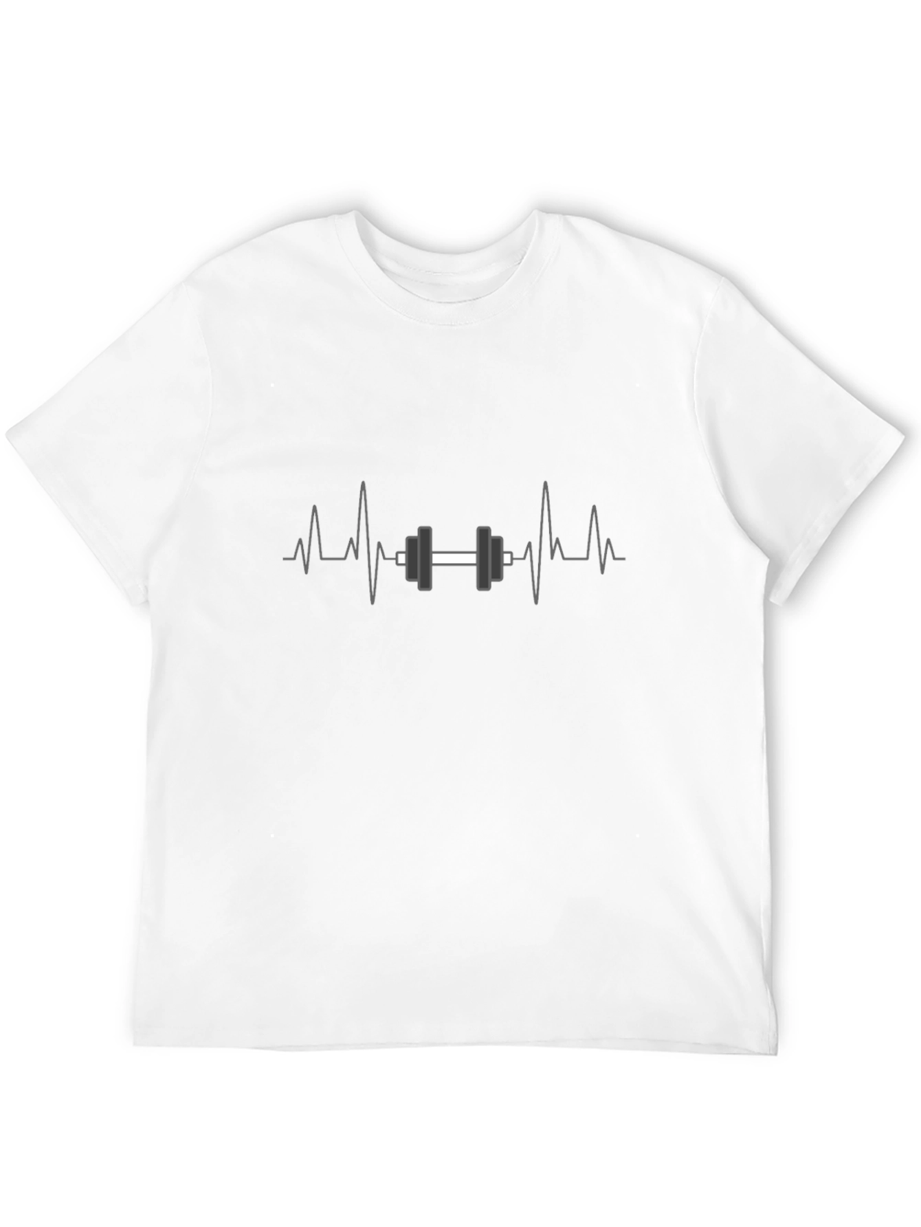 Workout Heartbeat T-Shirt - Fitness Gym Tee