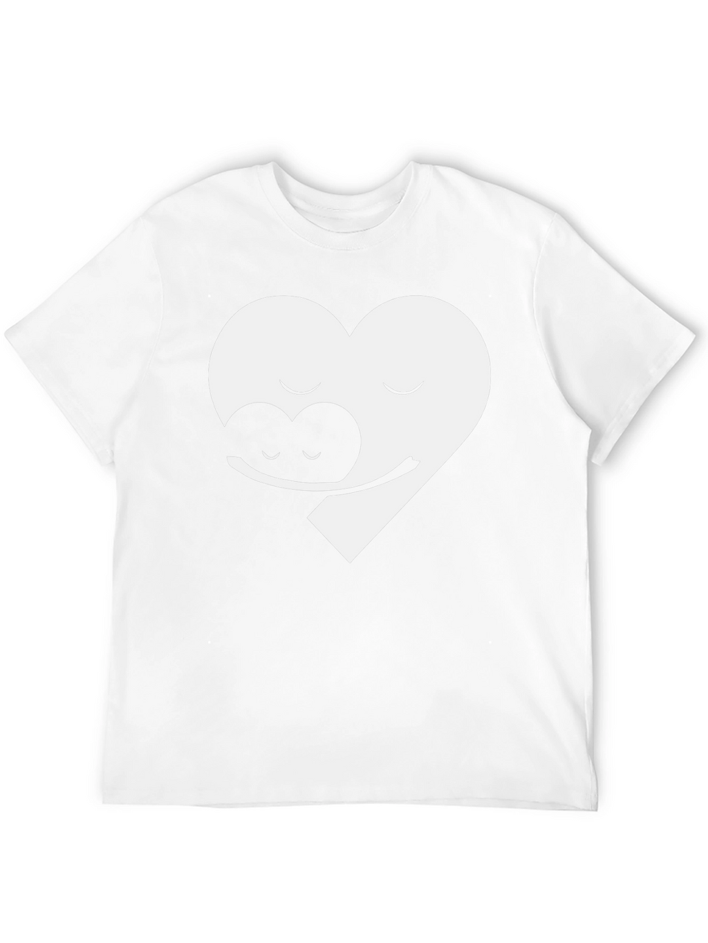 Yin Yang Heart Hug Graphic Tee