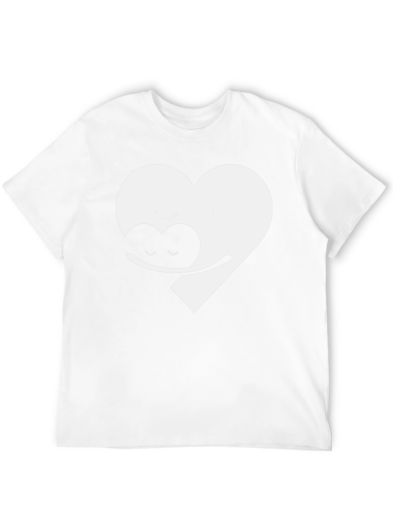 Yin Yang Heart Hug Graphic Tee
