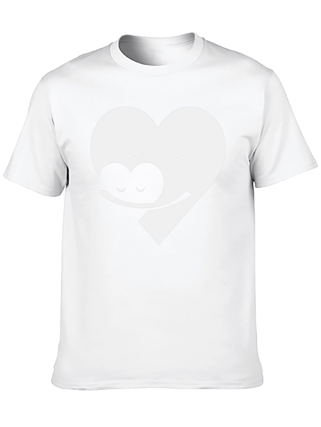 Yin Yang Heart Hug Graphic Tee