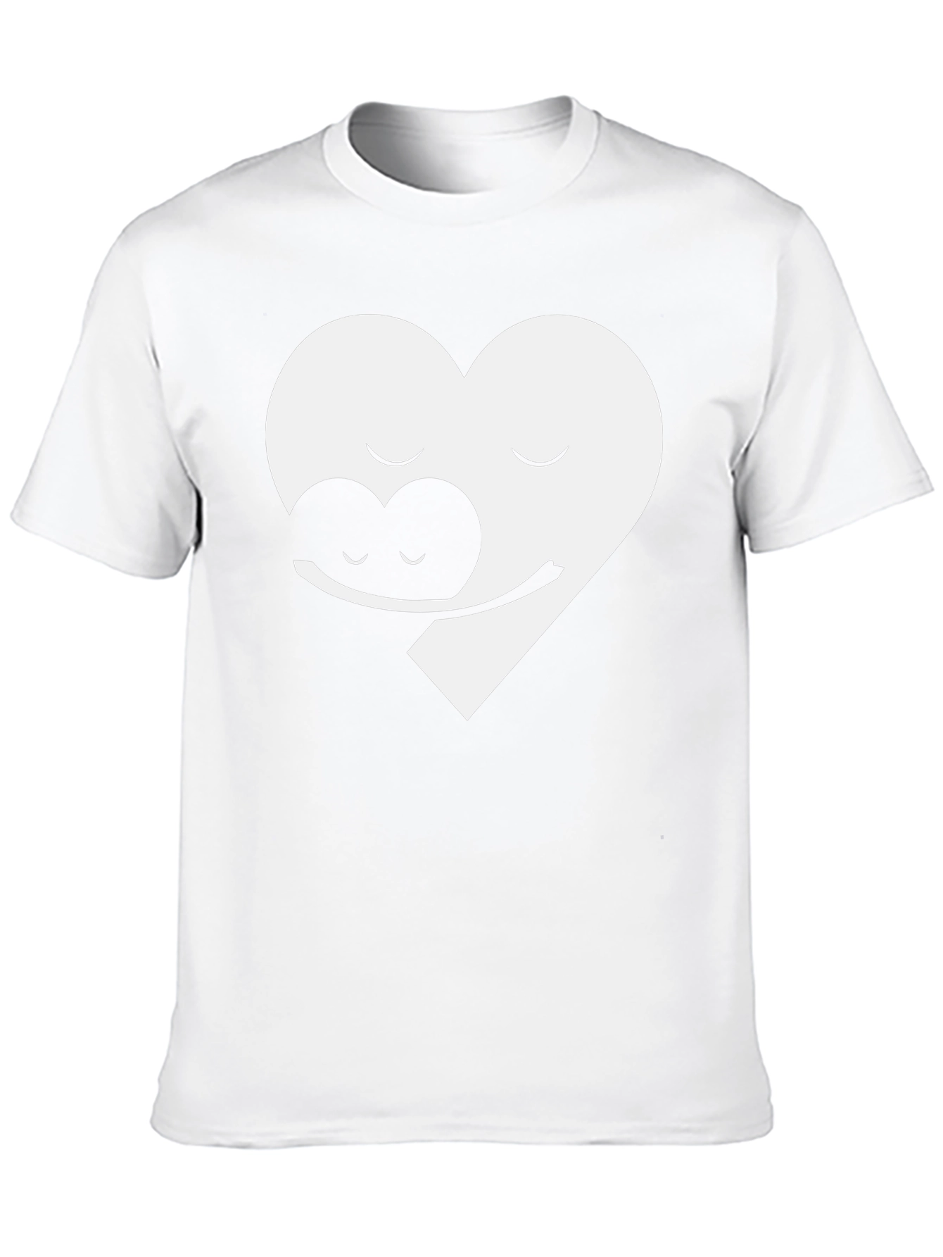 Yin Yang Heart Hug Graphic Tee