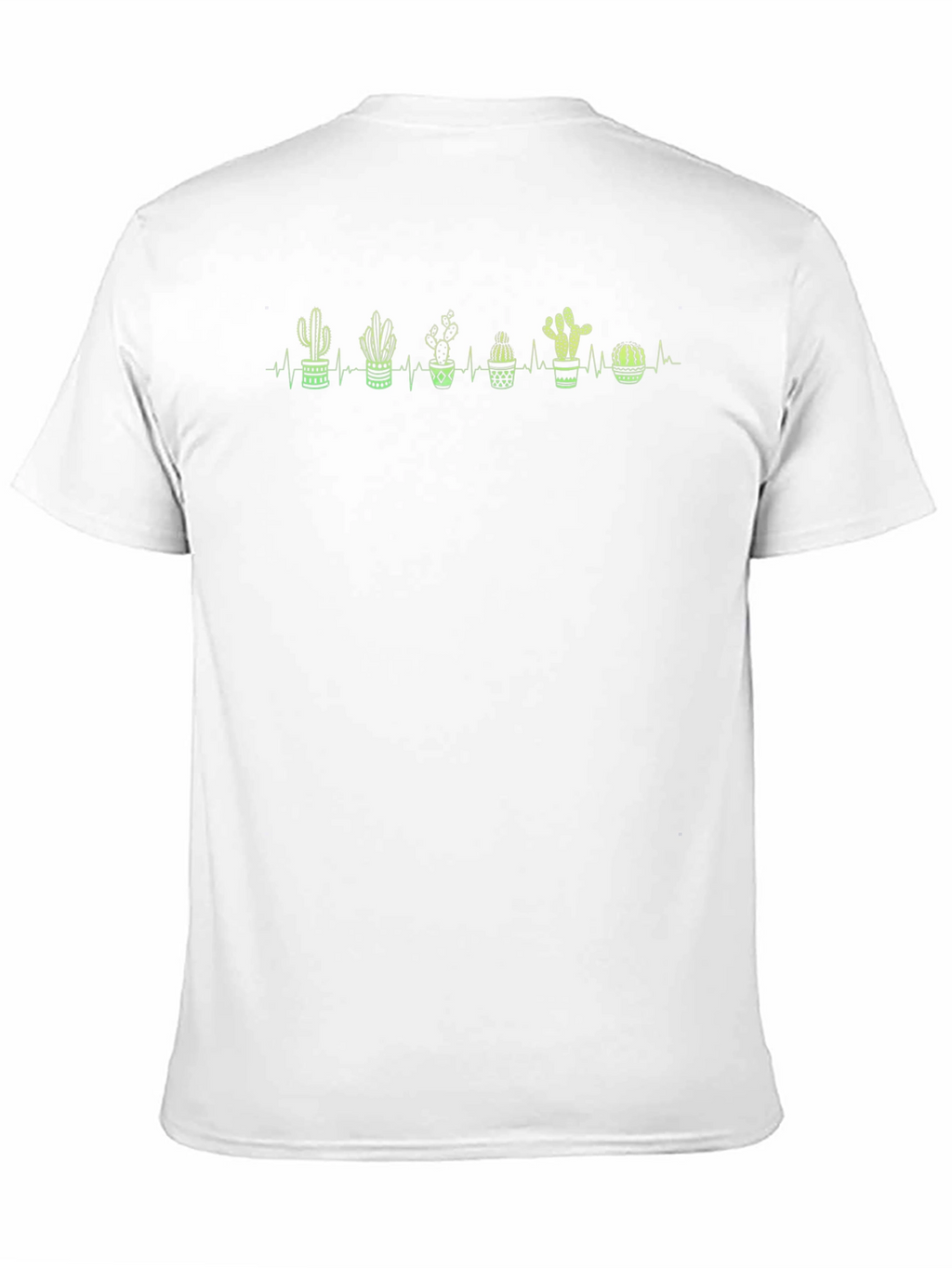 Cactus Heartbeat Graphic Tee - Black