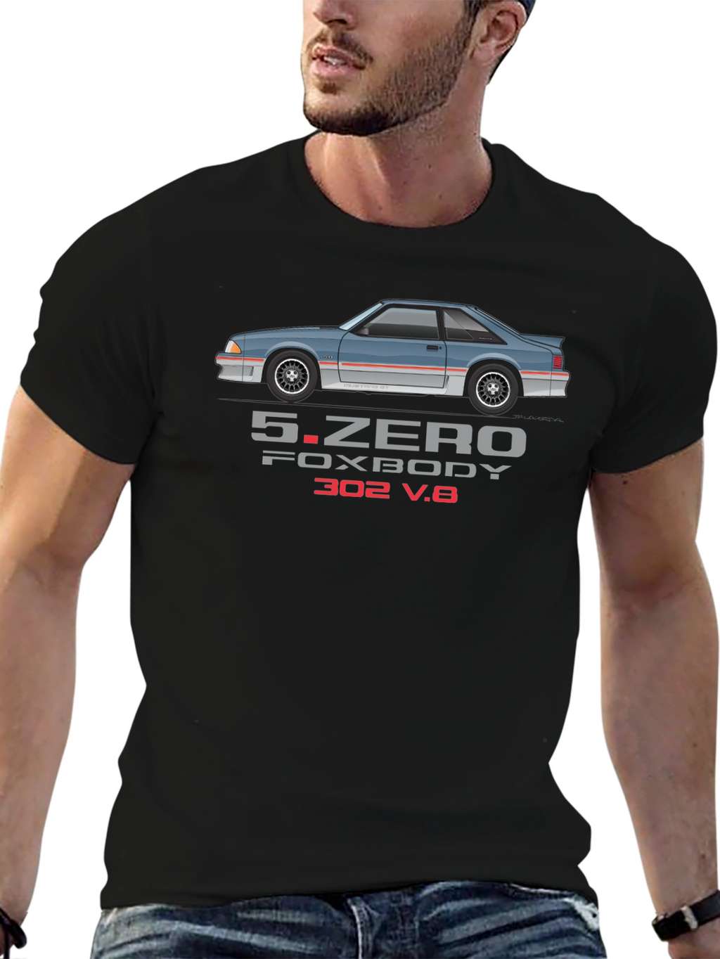 5.Zero Foxbody V8 T-Shirt