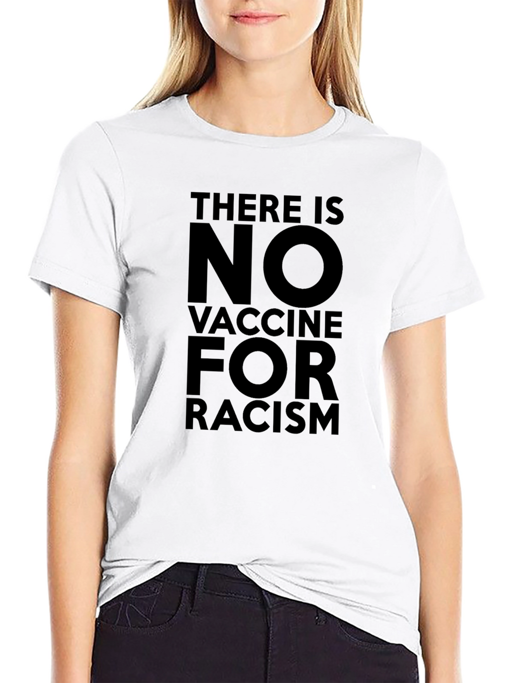 No Vaccine for Racism Graphic Tee