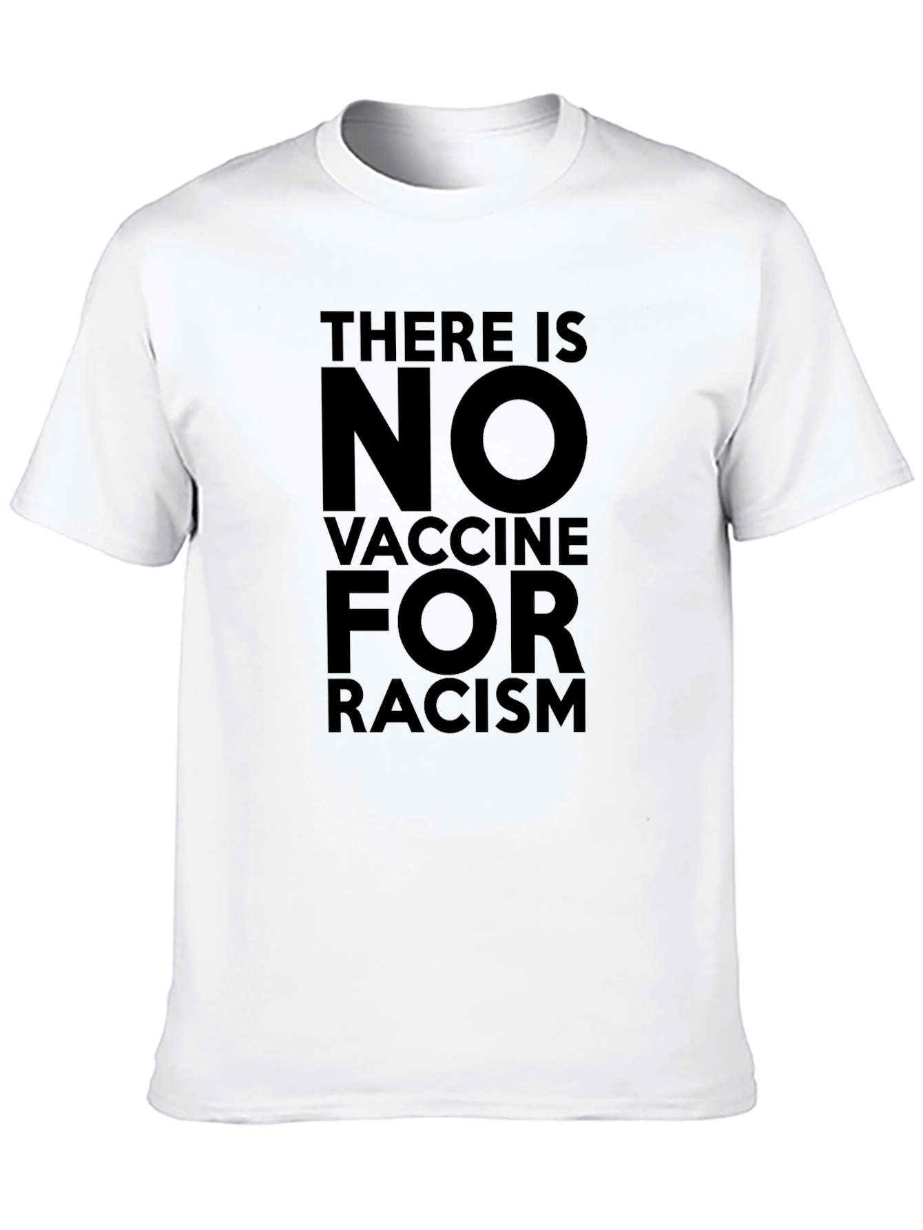 No Vaccine for Racism Graphic Tee