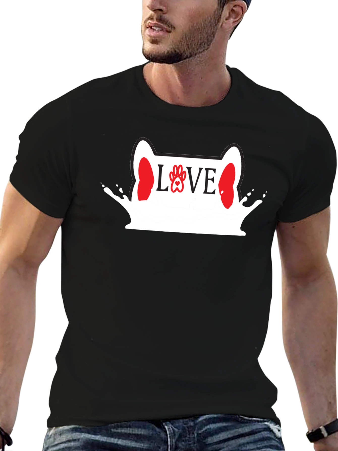 Love Dog T-Shirt Pet Lover Tee