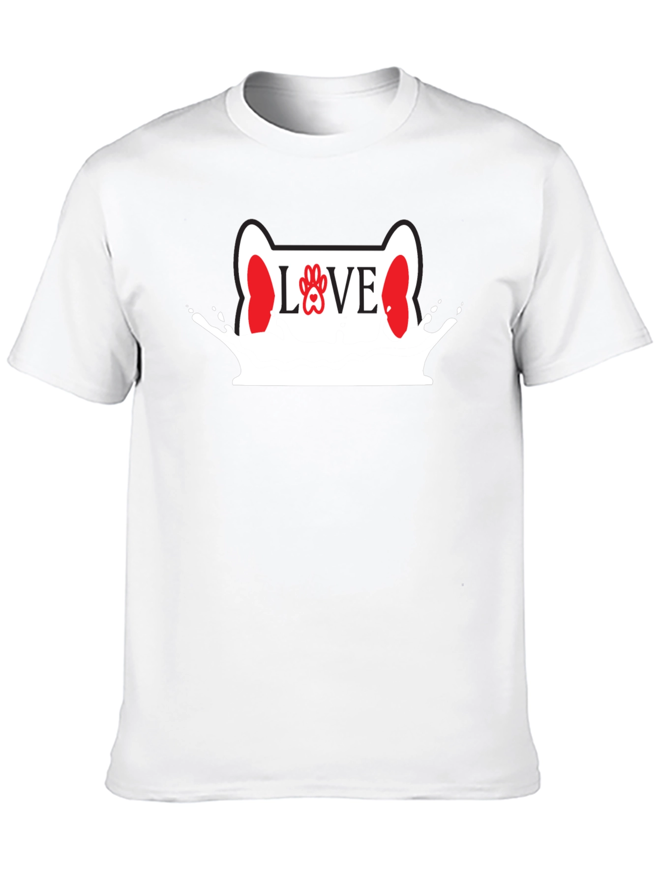Love Dog T-Shirt Pet Lover Tee