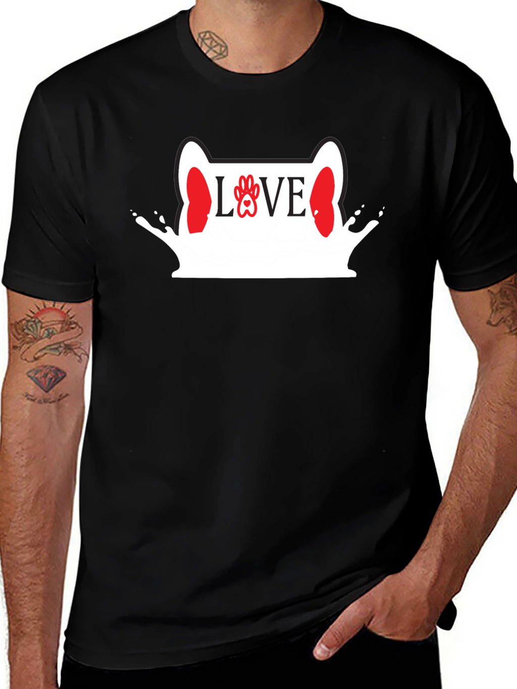 Love Dog T-Shirt Pet Lover Tee