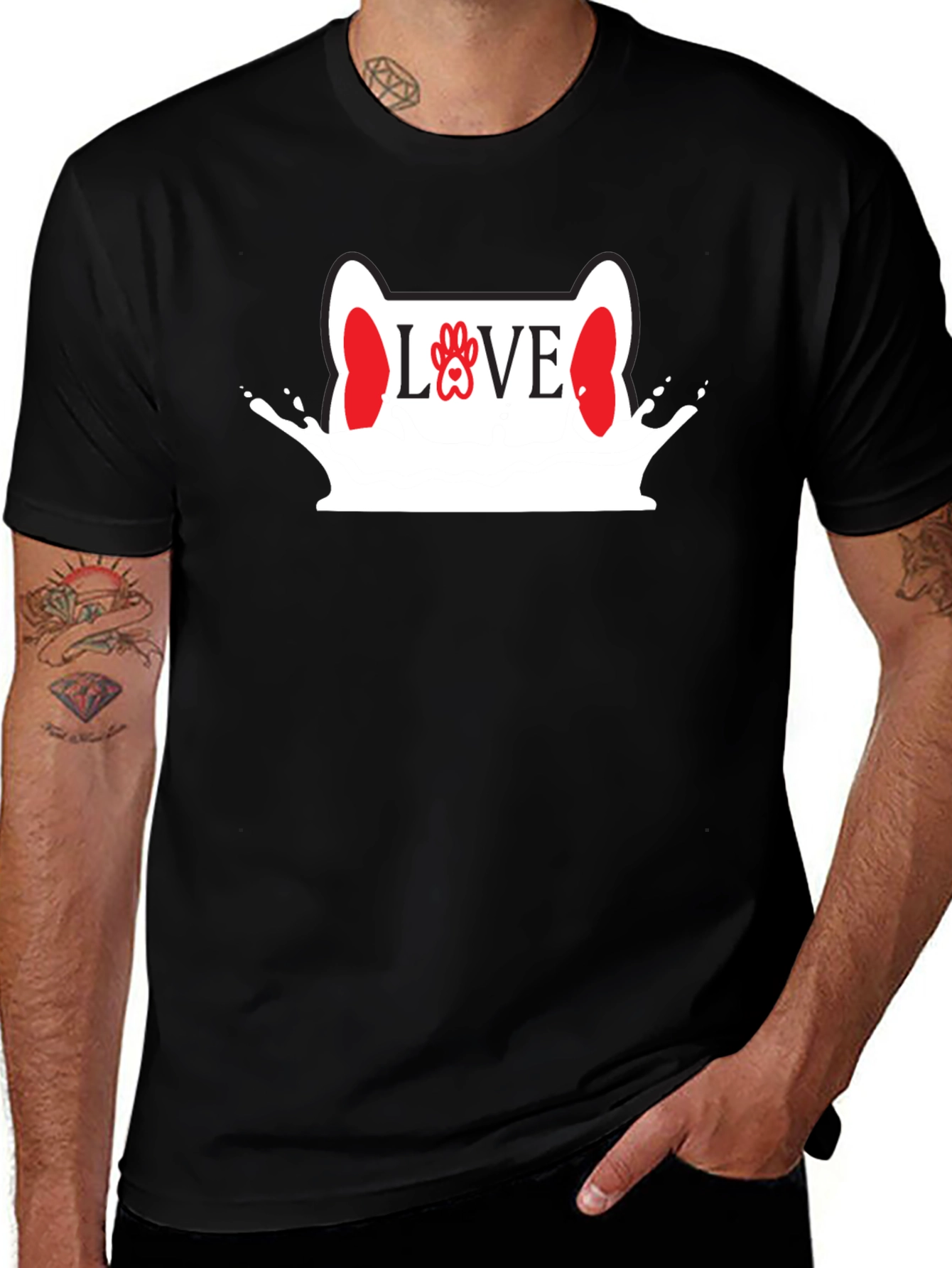 Love Dog T-Shirt Pet Lover Tee