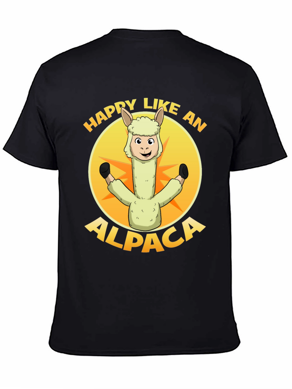 Happy Alpaca Graphic T-Shirt