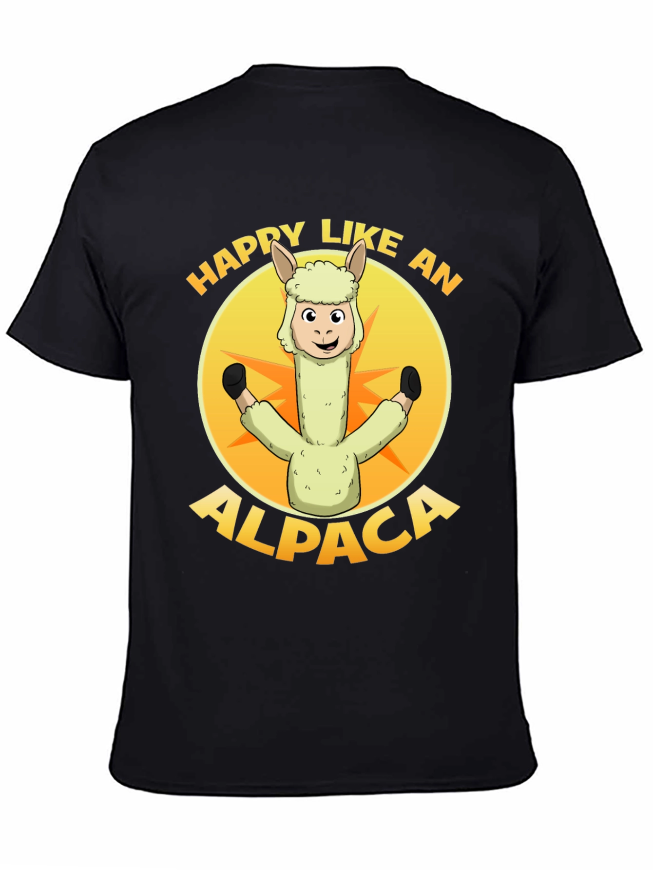 Happy Alpaca Graphic T-Shirt