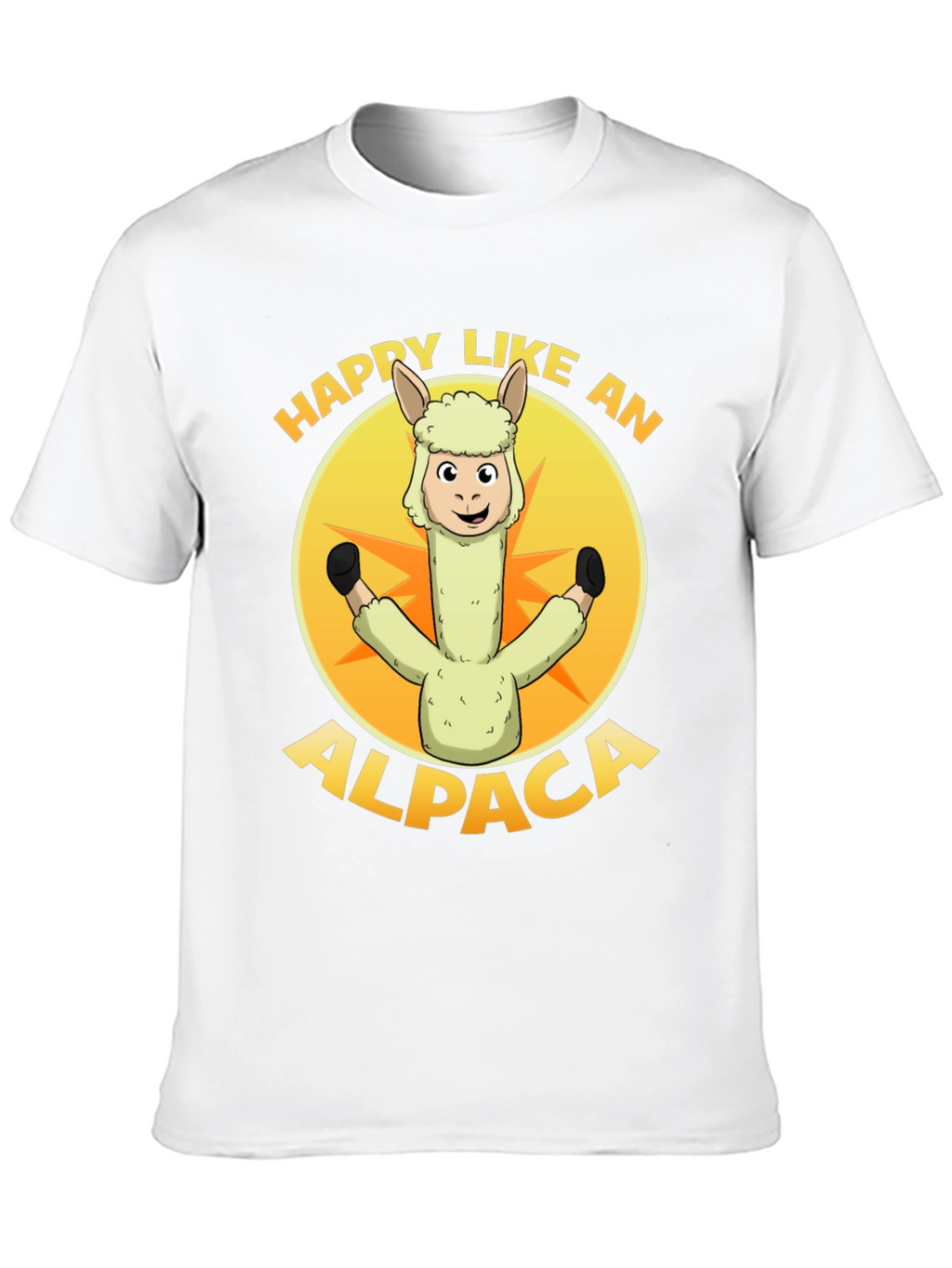 Happy Alpaca Graphic T-Shirt