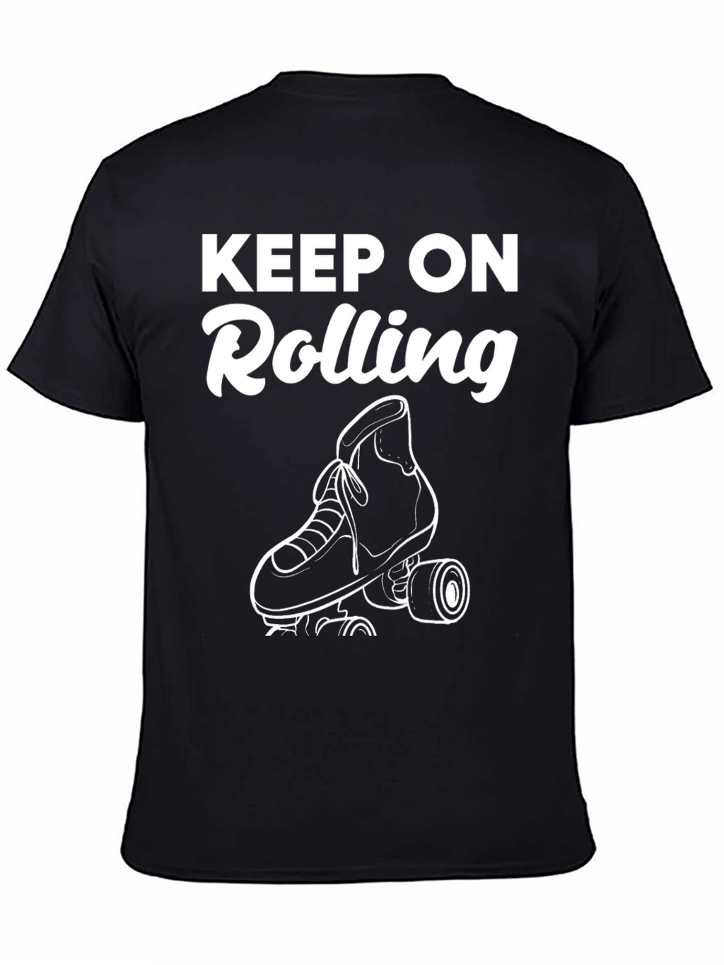 Keep On Rolling Graphic Tee - Black