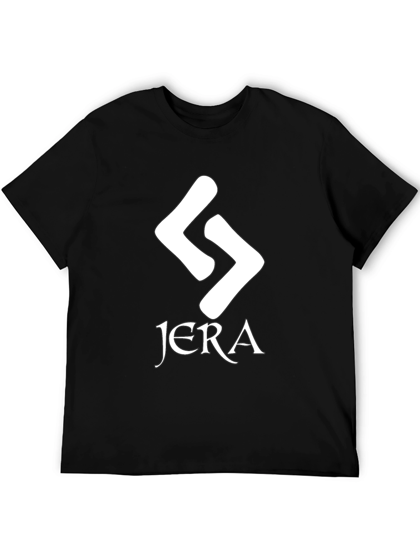 Jera Rune Graphic T-Shirt - Black Cotton Tee